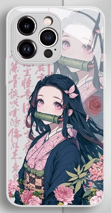 Demon Slayer Anime Phone Case iPhone 11-16 Compatible Silicone Protective Cover MC012