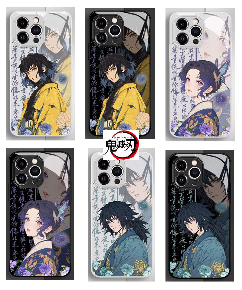 Demon Slayer Anime Phone Case iPhone 11-16 Compatible Silicone Protective Cover MC013