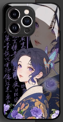 Demon Slayer Anime Phone Case iPhone 11-16 Compatible Silicone Protective Cover MC013