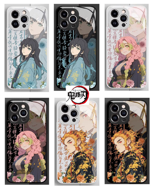 Demon Slayer Anime Phone Case iPhone 11-16 Compatible Silicone Protective Cover MC014