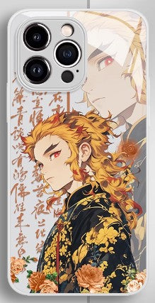 Demon Slayer Anime Phone Case iPhone 11-16 Compatible Silicone Protective Cover MC014