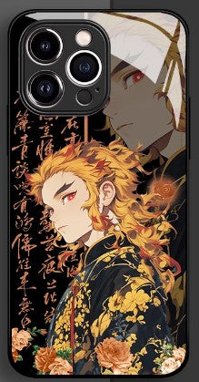 Demon Slayer Anime Phone Case iPhone 11-16 Compatible Silicone Protective Cover MC014