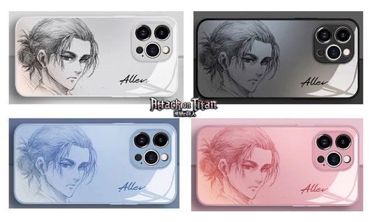 Attack on Titan Anime Phone Case iPhone 11-17 Compatible Silicone Protective Cover MC015