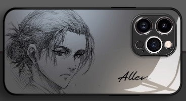 Attack on Titan Anime Phone Case iPhone 11-17 Compatible Silicone Protective Cover MC015