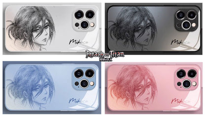 Attack on Titan Anime Phone Case iPhone 11-17 Compatible Silicone Protective Cover MC016