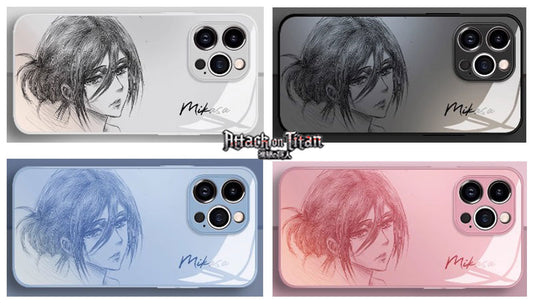 Attack on Titan Anime Phone Case iPhone 11-17 Compatible Silicone Protective Cover MC016