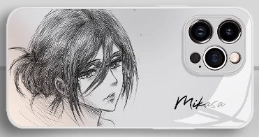 Attack on Titan Anime Phone Case iPhone 11-17 Compatible Silicone Protective Cover MC016