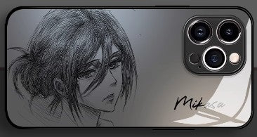 Attack on Titan Anime Phone Case iPhone 11-17 Compatible Silicone Protective Cover MC016