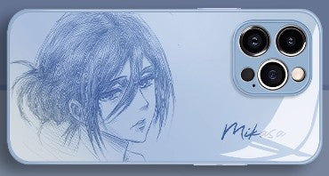 Attack on Titan Anime Phone Case iPhone 11-17 Compatible Silicone Protective Cover MC016