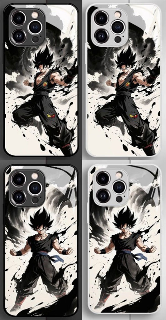 Dragon Ball Goku Anime Phone Case iPhone 11-16 Compatible Silicone Protective Cover MC017