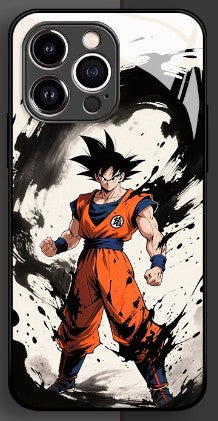 Dragon Ball Goku Anime Phone Case iPhone 11-16 Compatible Silicone Protective Cover MC018