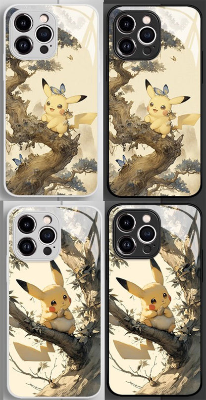 Pokemon Phone Case iPhone 11-16 Compatible Silicone Protective Cover MC019