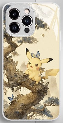 Pokemon Phone Case iPhone 11-16 Compatible Silicone Protective Cover MC019