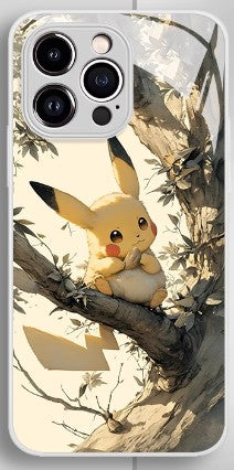 Pokemon Phone Case iPhone 11-16 Compatible Silicone Protective Cover MC019
