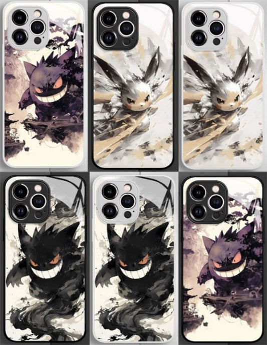 Pokemon Phone Case iPhone 11-16 Compatible Silicone Protective Cover MC020