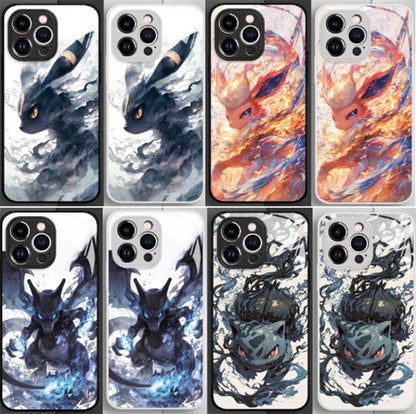 Pokemon Phone Case iPhone 11-16 Compatible Silicone Protective Cover MC021