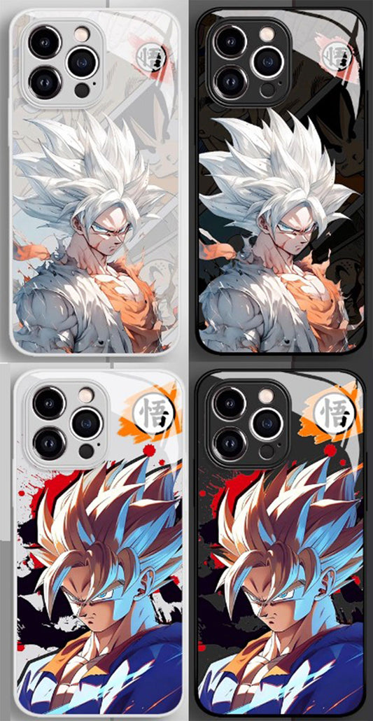 Dragon Ball Goku Anime Phone Case iPhone 11-15 Compatible Silicone Protective Cover MC023