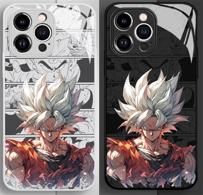 Dragon Ball Goku Anime Phone Case iPhone 11-15 Compatible Silicone Protective Cover MC025