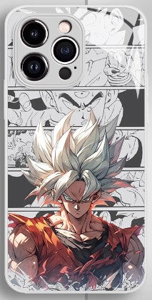 Dragon Ball Goku Anime Phone Case iPhone 11-15 Compatible Silicone Protective Cover MC025