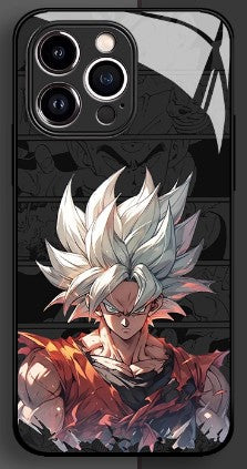 Dragon Ball Goku Anime Phone Case iPhone 11-15 Compatible Silicone Protective Cover MC025