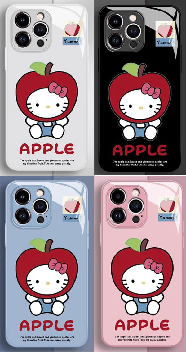 Hello Kitty Apple Anime Phone Case iPhone 11-17 Compatible Silicone Protective Cover MC027