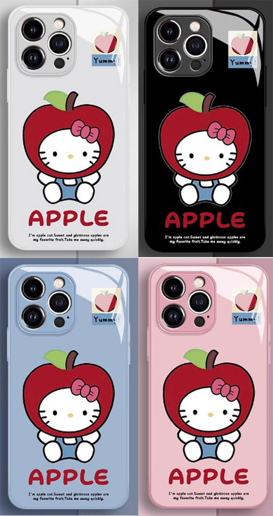 Hello Kitty Apple Anime Phone Case iPhone 11-17 Compatible Silicone Protective Cover MC027