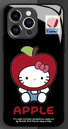Hello Kitty Apple Anime Phone Case iPhone 11-17 Compatible Silicone Protective Cover MC027