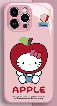 Hello Kitty Apple Anime Phone Case iPhone 11-17 Compatible Silicone Protective Cover MC027