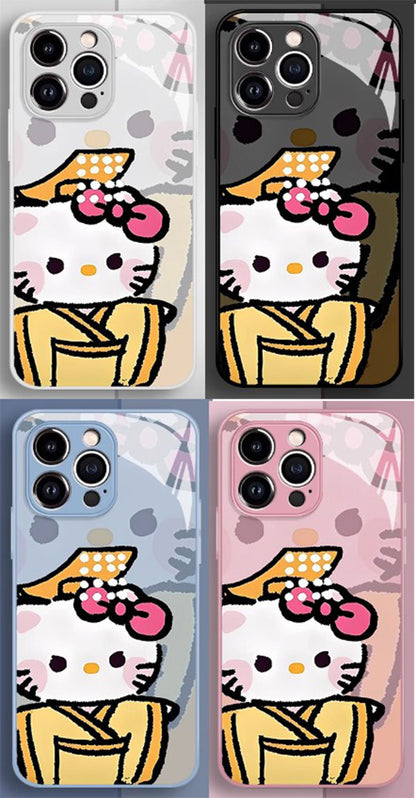 Hello Kitty Anime Phone Case iPhone 11-17 Compatible Silicone Protective Cover MC028
