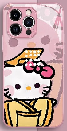 Hello Kitty Anime Phone Case iPhone 11-17 Compatible Silicone Protective Cover MC028