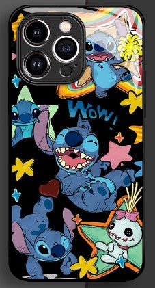 Stitch Phone Case iPhone 11-16 Compatible Silicone Protective Cover MC030