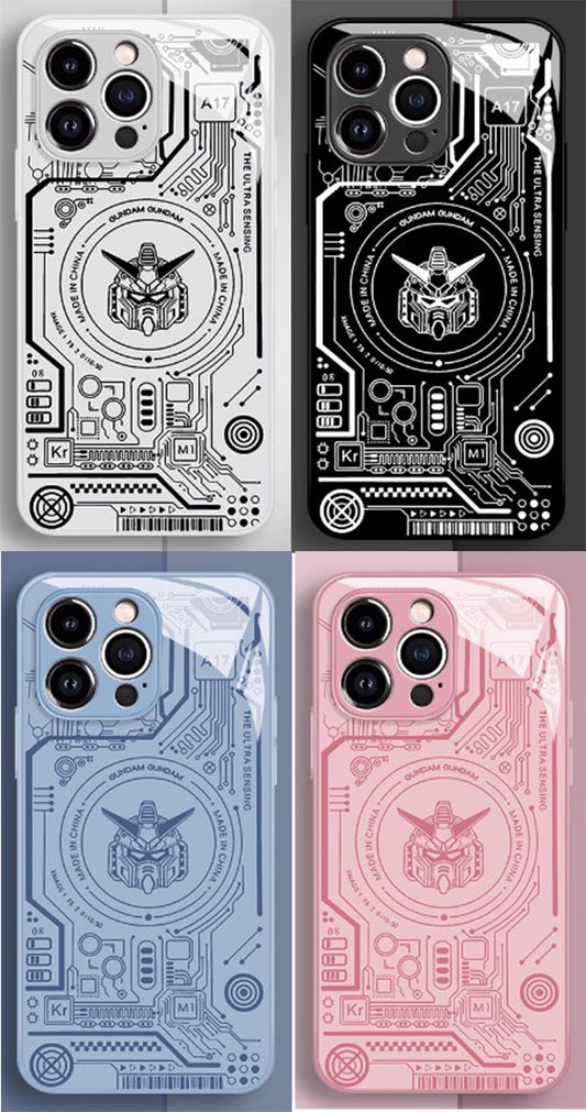Gundam Anime Phone Case iPhone 11-17 Compatible Silicone Protective Cover MC031
