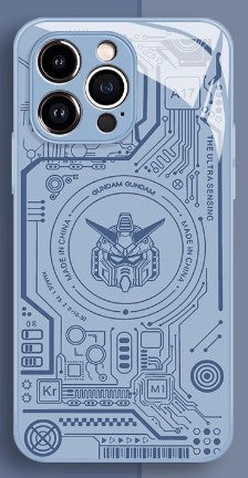 Gundam Anime Phone Case iPhone 11-17 Compatible Silicone Protective Cover MC031