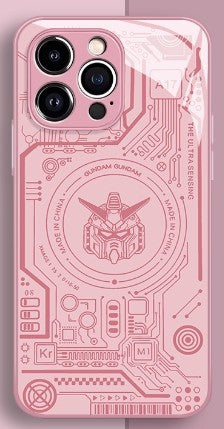 Gundam Anime Phone Case iPhone 11-17 Compatible Silicone Protective Cover MC031