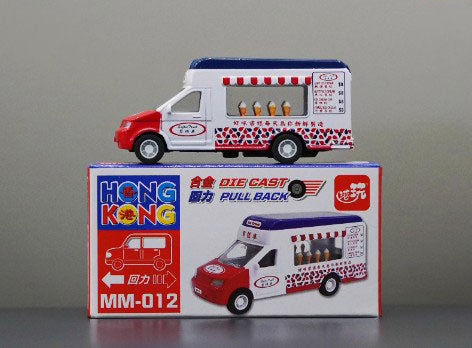 Collectables Diecast MM-012 Hong Kong Ice Cream Truck Car Pull Back