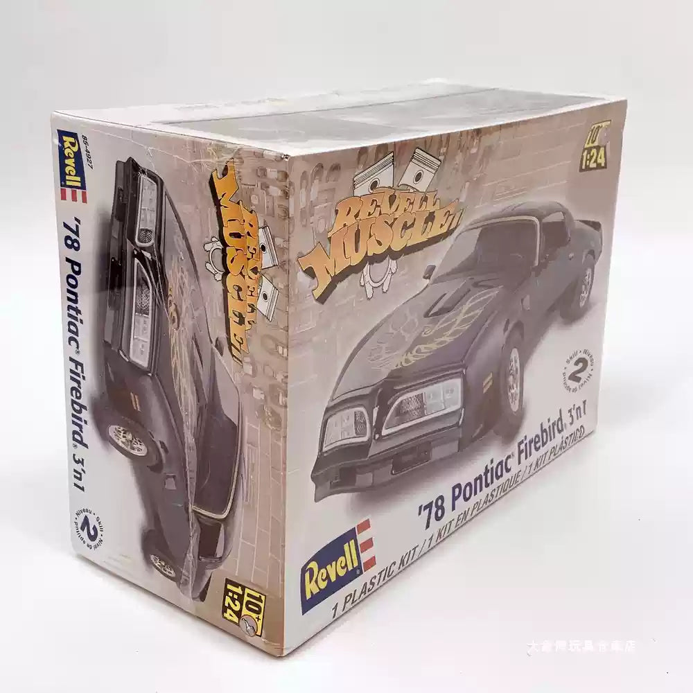 Collectable Revell Muscle 1978 Pontiac Firebird 3'n 1 1:24 Model Car Kit