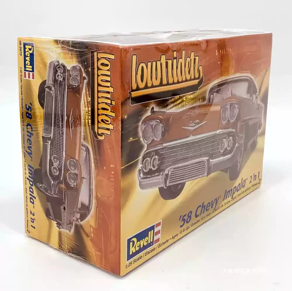 Collectable Revell '58 Chevy Lowrider Impala 2'n1 1:25 Model Car Kit