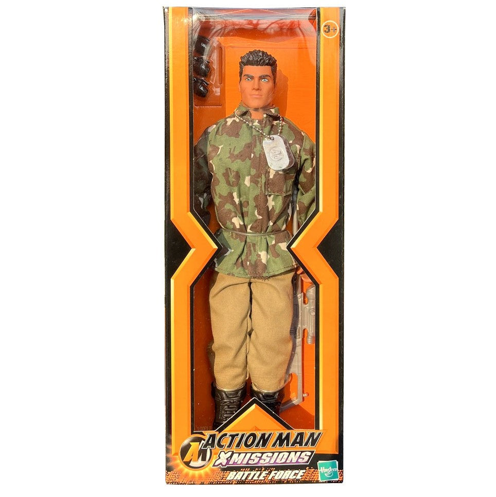 COLLECTIBLE HASBRO ACTION MAN XMISSIONS BATTLE FORCE 12" ACTION FIGURE