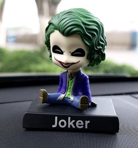 DC COMICS THE JOKER CAR INTERIOR DECORATION PVCFW005 PVC Figure 3 cm 2 Colours