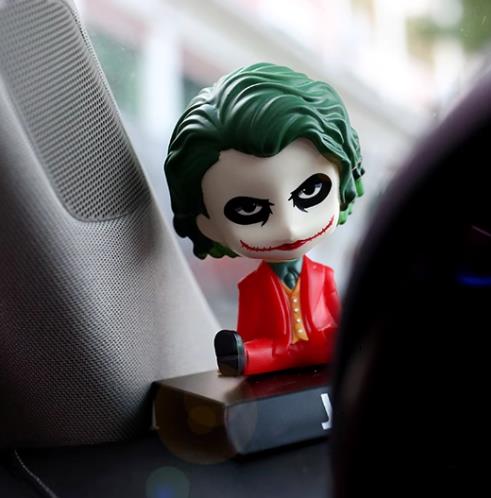 DC COMICS THE JOKER CAR INTERIOR DECORATION PVCFW005 PVC Figure 3 cm 2 Colours