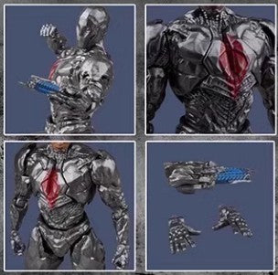 DC COMICS CYBORG PVCFW026 PVC Action Figure 1/9 19.5 cm