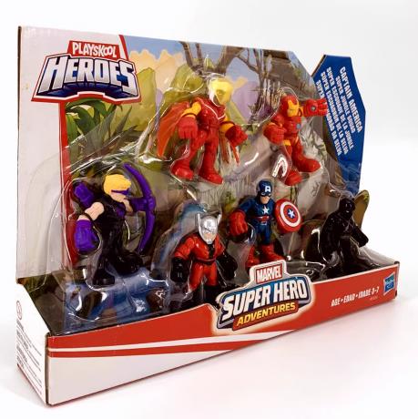 PLAYSKOOL HEROES Marvel Super Hero Adventures 6 ACTION FIGURE SETS