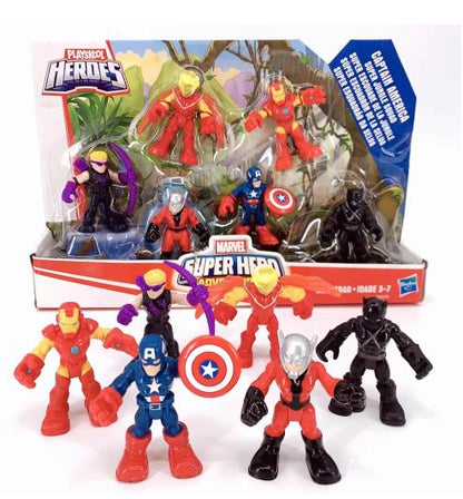 PLAYSKOOL HEROES Marvel Super Hero Adventures 6 ACTION FIGURE SETS