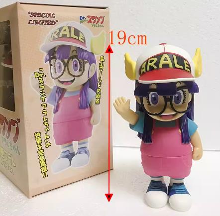 Dr Slump Arale Norimaki White Cap PVCF32 PVC Figure 19 cm