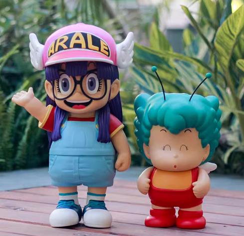 Dr Slump Arale Norimaki & Gatchan PVCF36 PVC Figure 25-40 cm 2pcs/set