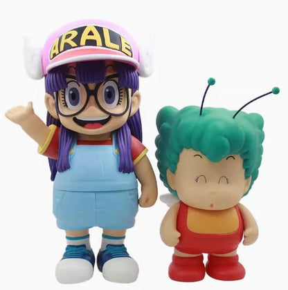 Dr Slump Arale Norimaki & Gatchan PVCF36 PVC Figure 25-40 cm 2pcs/set