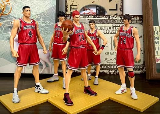 Slam Dunk Shohoku Team PVCF113 PVC Figure 17 cm 5 pcs / set