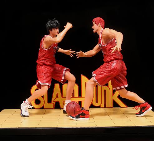 Slam Dunk Hanamichi Sakuragi & Kaede Rukawa The Greatest Moments PVCF125 PVC Figure 30 cm