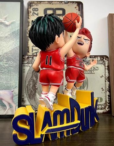 Slam Dunk Hanamichi Sakuragi & Kaede Rukawa PVCF141 PVC Figure 22 cm