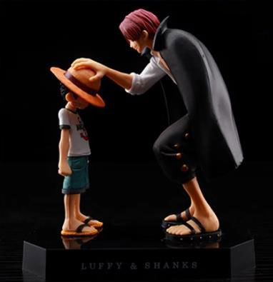 One Piece Luffy & Shanks PVCF165 PVC Figure 17 cm